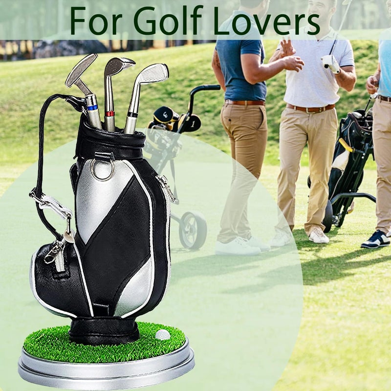 Jishi Golf Gifts for Men Golf Pen Holder Stocking Stuffers for Adults Men Golfers, Funny White Elephant Gifts for Adults Useful Unique Office Supplies Desk Accessories Decor Gadgets for Boss Dad Women - Image 4